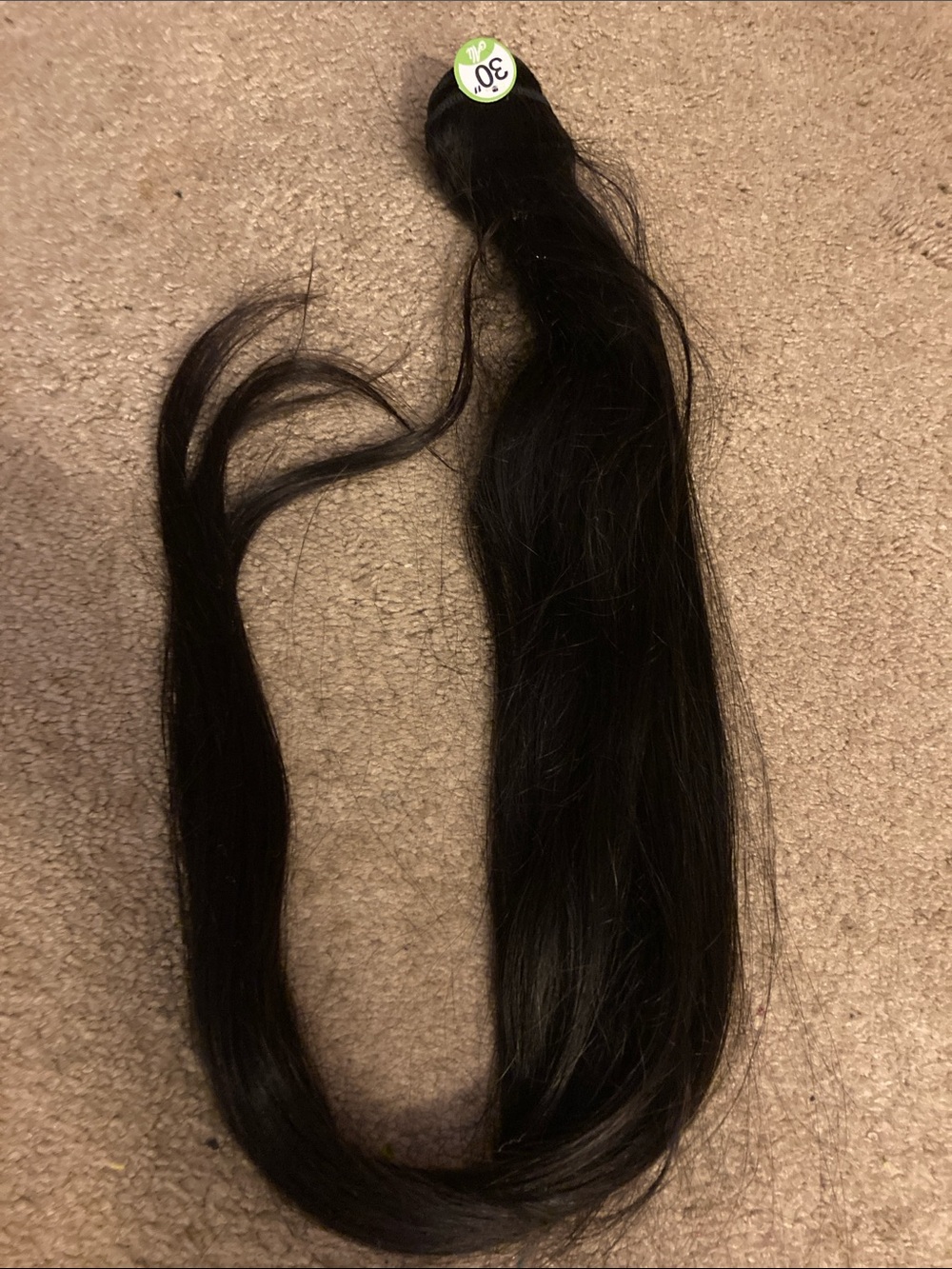 30 inch Brazilian human hair